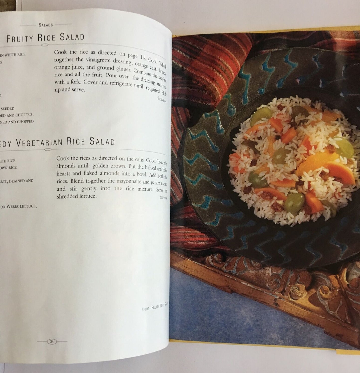 Cookbook KEN FIN 50 Ways With Rice Rosemary Wadey 1993 HC Recipe Book Dust Cover