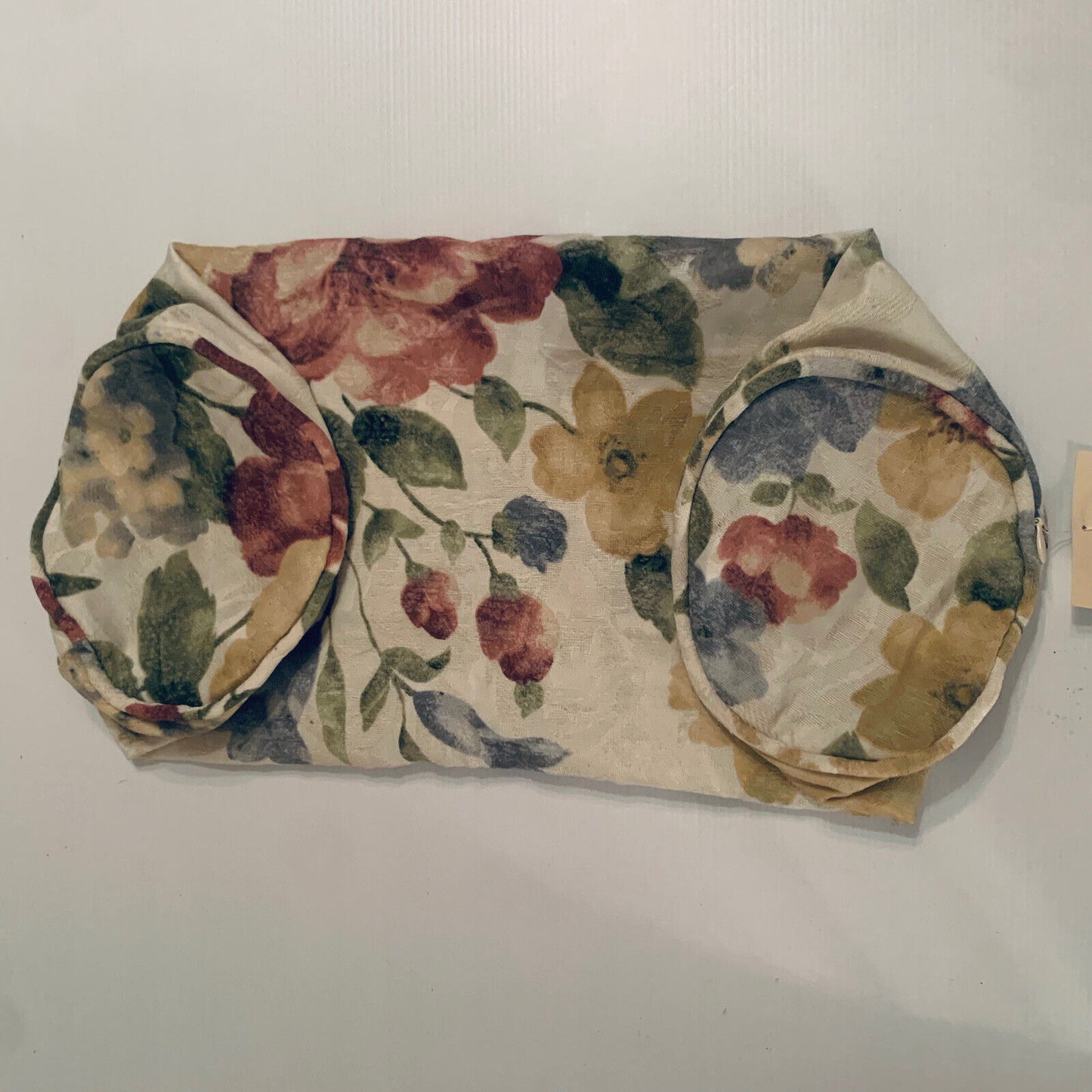 NEW HARMONY MAISON BOLSTER COVER Floral Decorative Cushion 48cm x 16cm NO INSERT