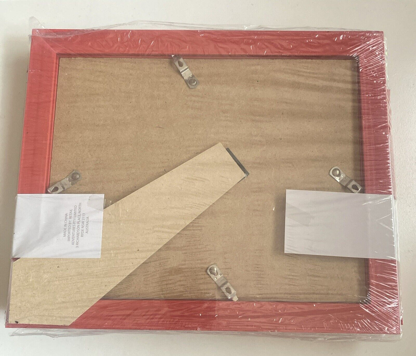 Design House Decor 3 Picture Frames Red & Silver 10x15 13x18 20x25cm Sealed NEW