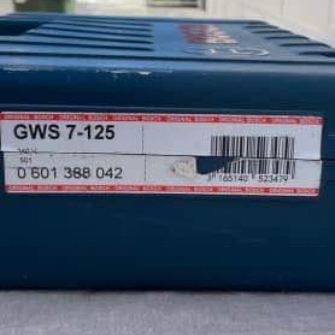 BOSCH Electric Drill Carry Case GWS7 125 Replacement ToolBox EMPTY No Power Tool