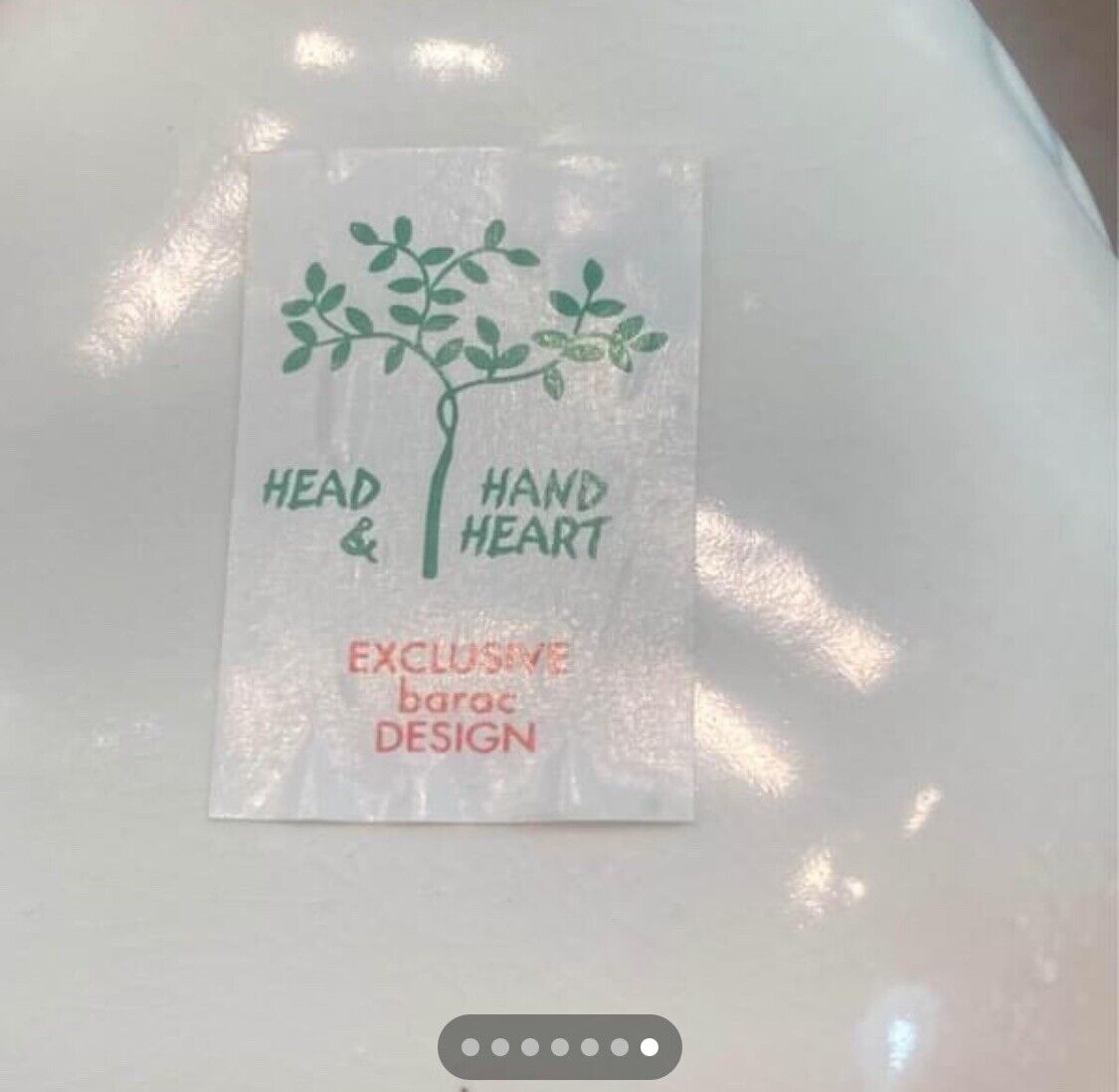 2x Head Hand & Heart Glazed Ceramic Pillar Tapered Candle Holder Pot Stand White