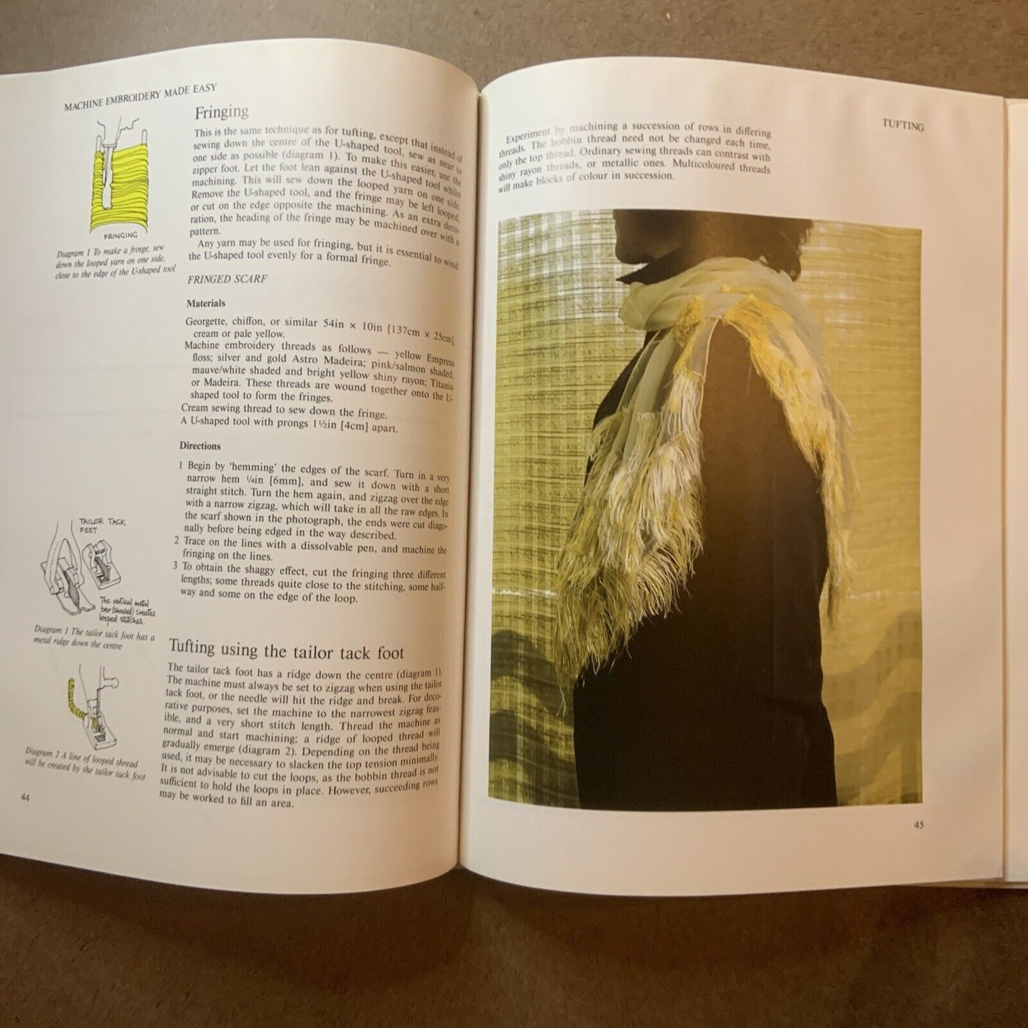 HC Book MOYRA McNeill's Machine Embroidery Made Easy 1992 Craft DIY How To Guide