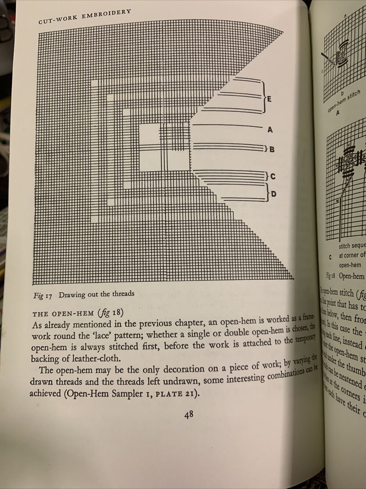 PB Book CUT-WORK EMBROIDERY AND HOW TO DO IT Oenone Cave Dover Publications 1982