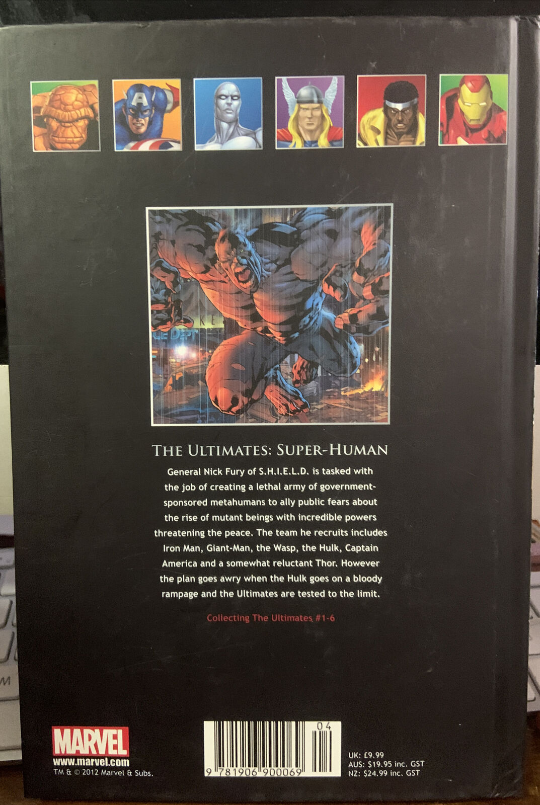 Comic Book MARVEL The Ultimates Super Human Graphic Novel GC 2012 #28 HC Book