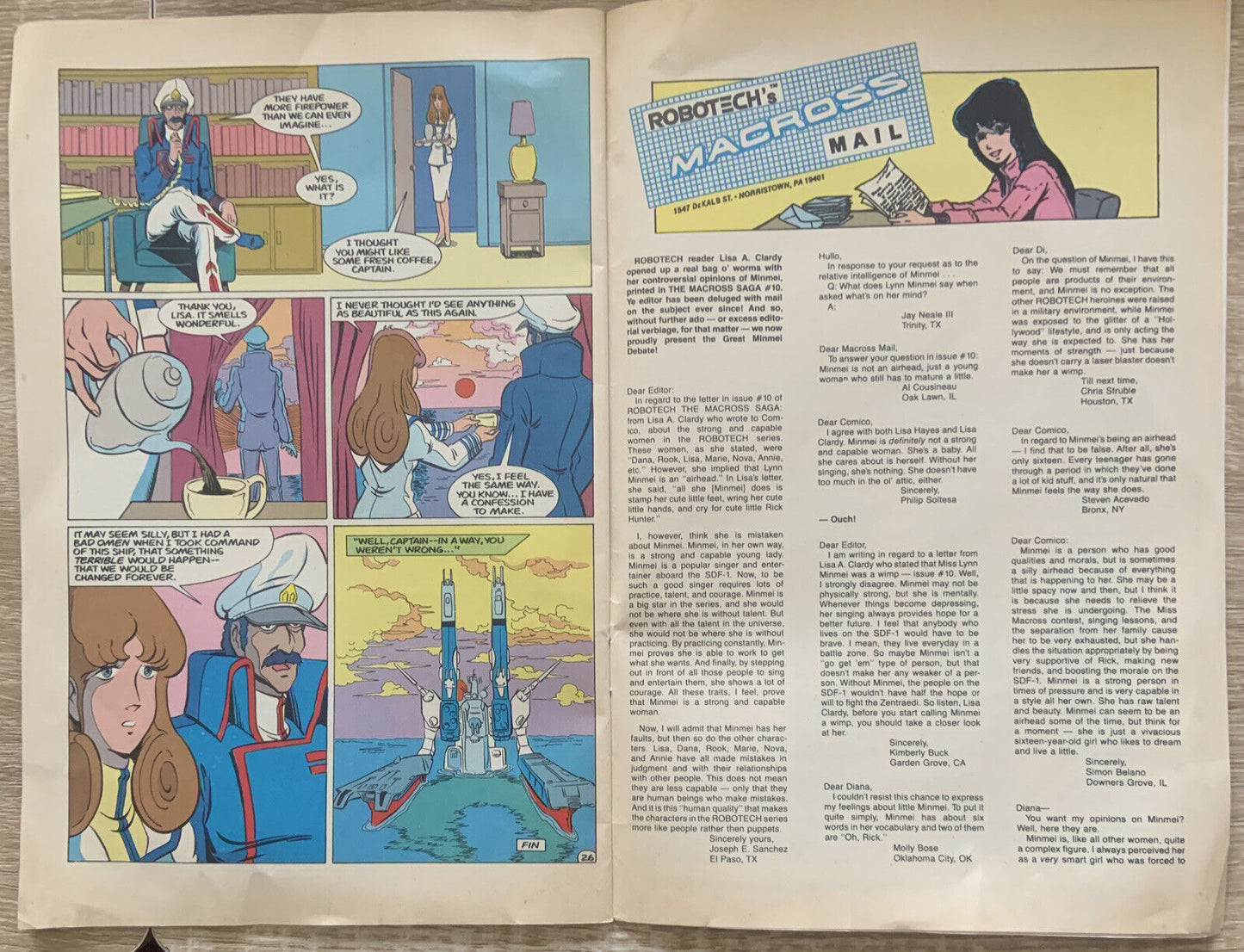 COMICO Robotech The Macross Saga #14 September 1986 The Comic Company