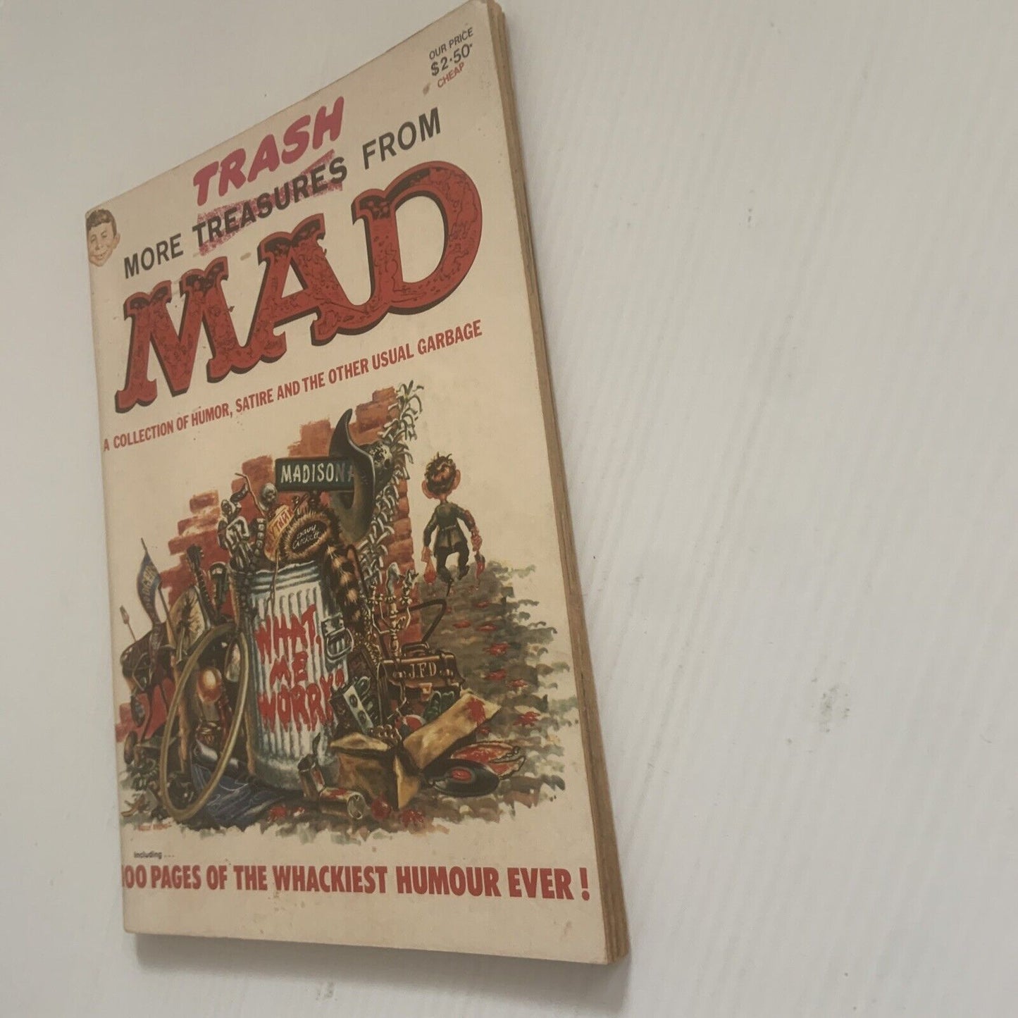 Comic MORE TRASH FROM MAD #1 1958 Very Good for Age B & W Lg PB Book