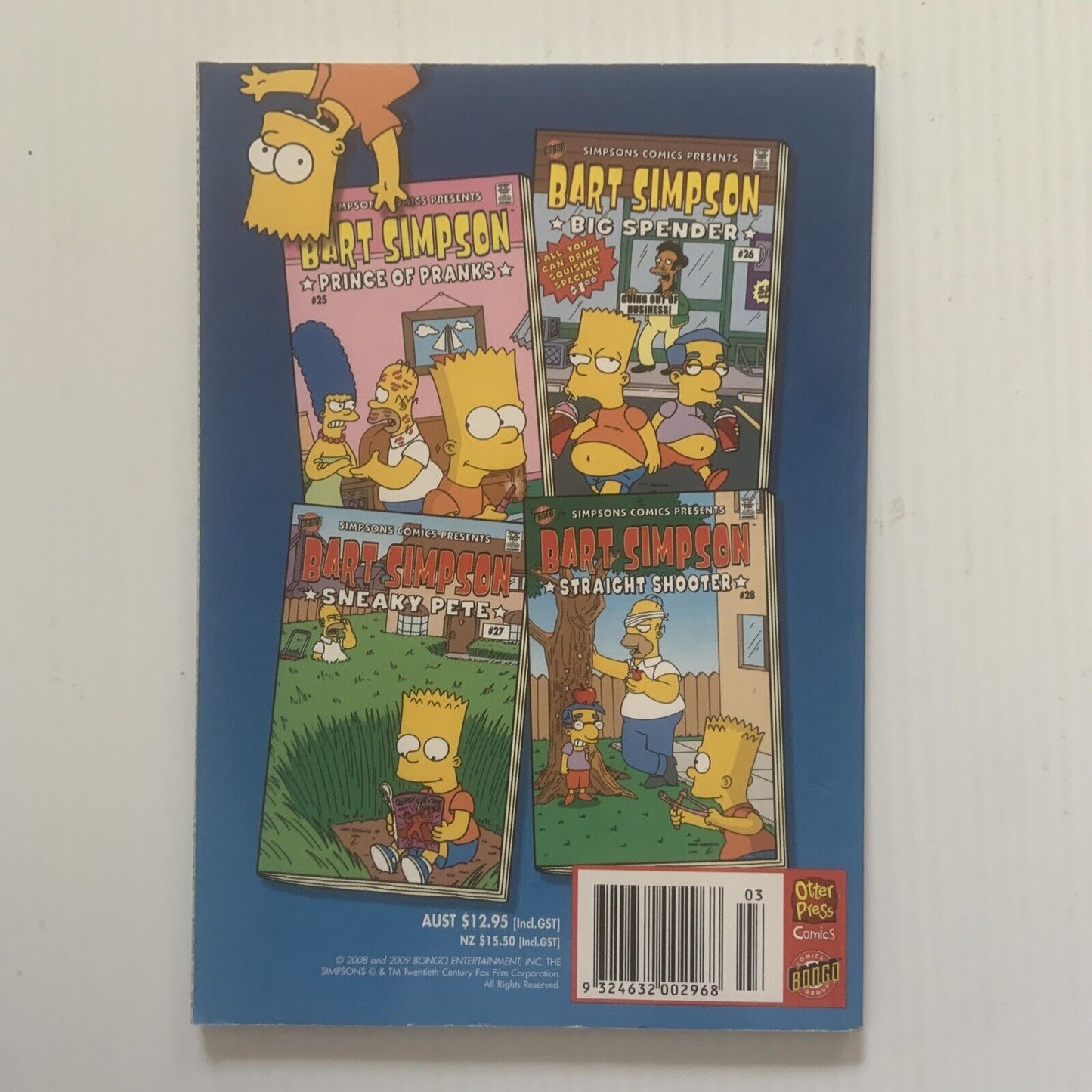 Comic Simpsons Big Brilliant Book of Bart Simpson Compilations 1st Edition 2009