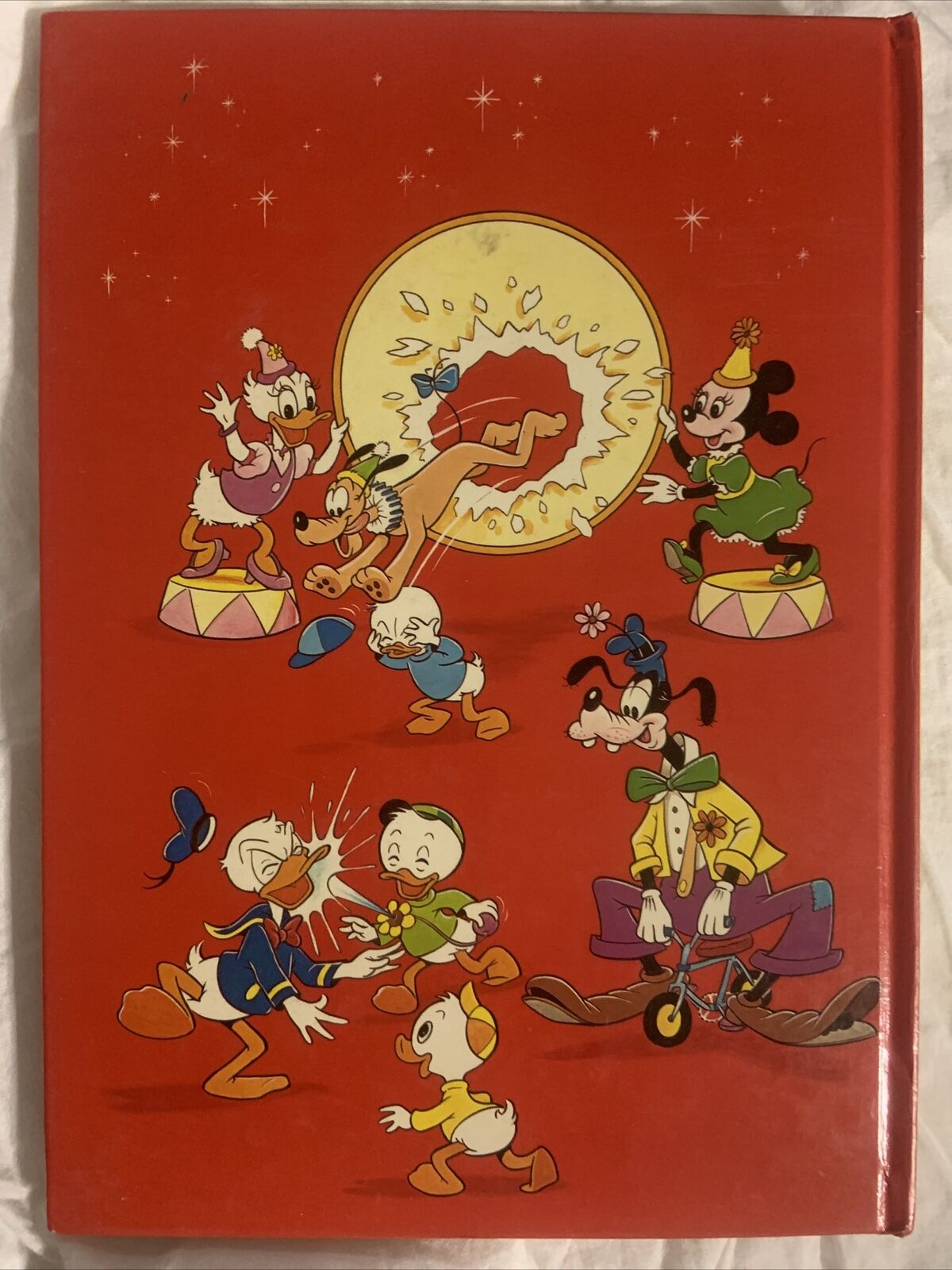Comic 1982 MICKEY MOUSE ANNUAL Book Fleetway Disney Puzzles Goofy Bambi Scamp HC