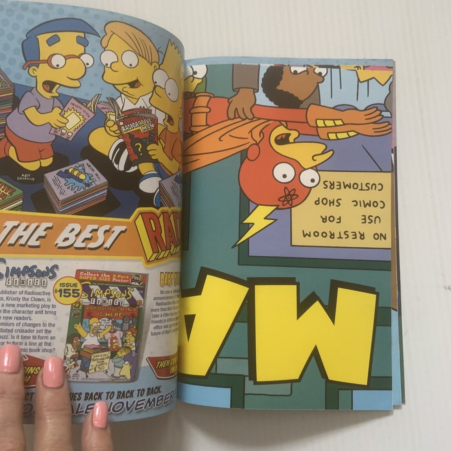 Comic Book SIMPSONS SUPER SPECTACULAR #9 Bongo 2009 POSTER Included Unused