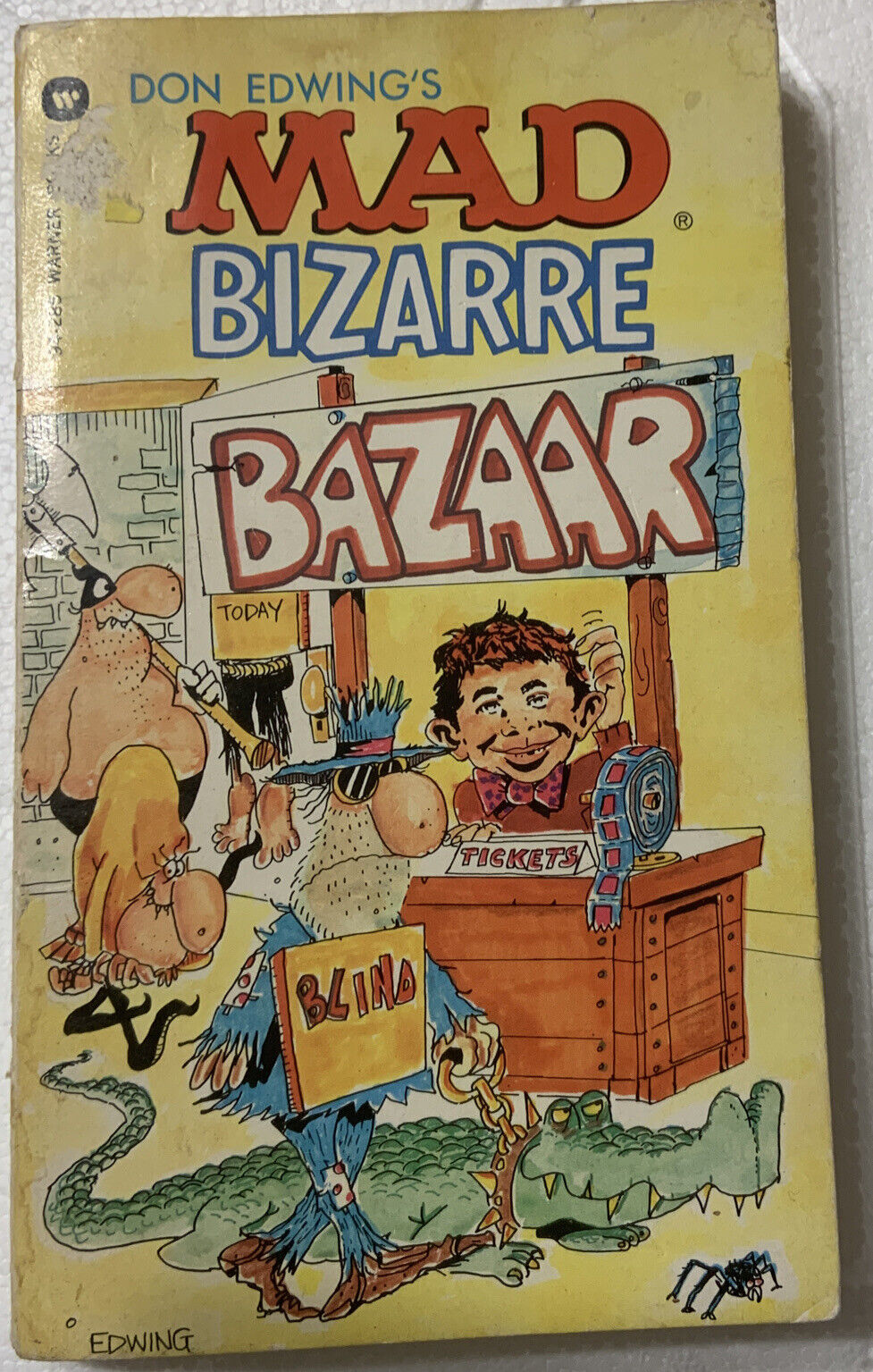 Comic MAD Bizarre Bazaar #1 Don Edwing 1980 Warner Books Pocket Book PB