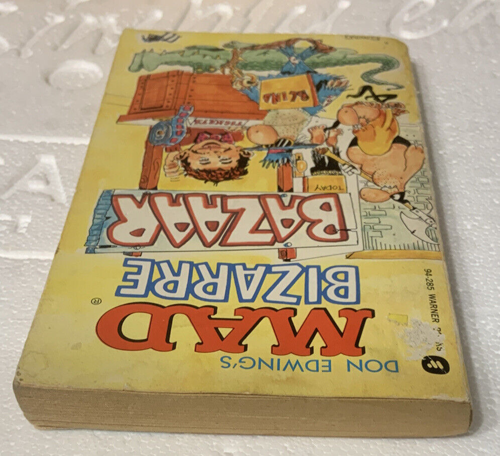Comic MAD Bizarre Bazaar #1 Don Edwing 1980 Warner Books Pocket Book PB
