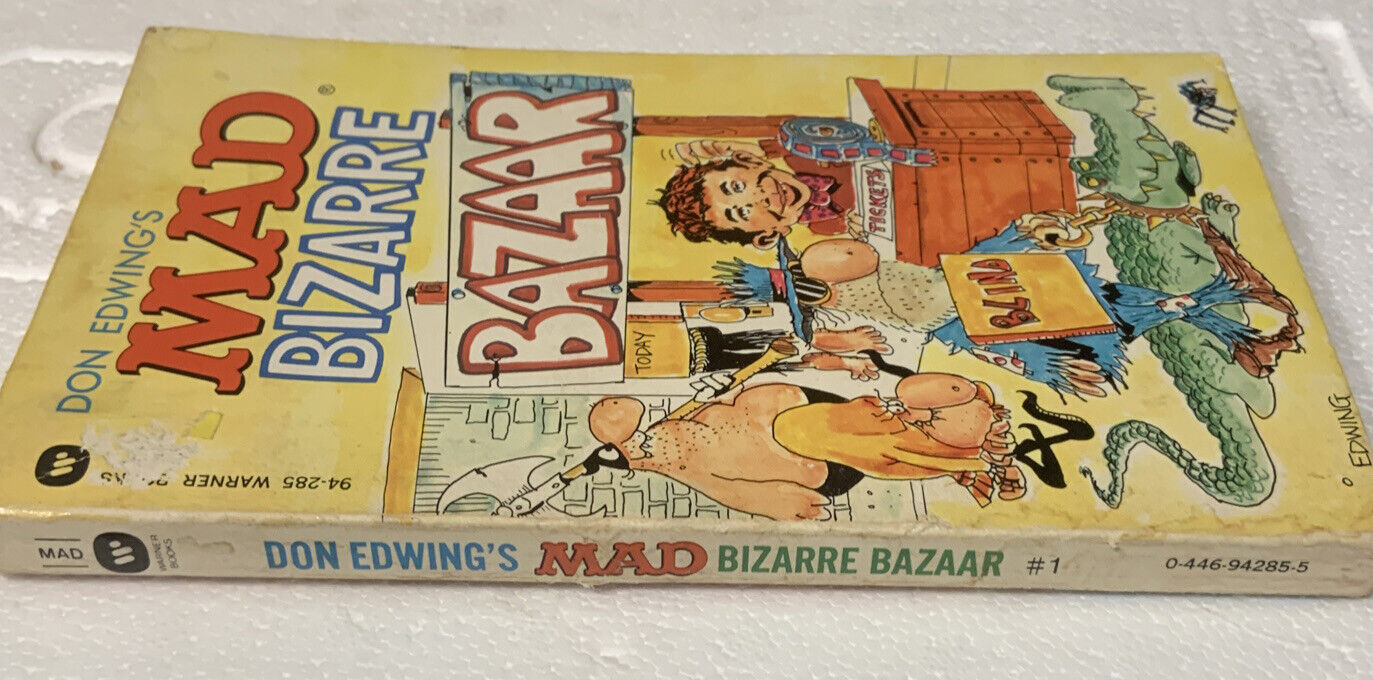 Comic MAD Bizarre Bazaar #1 Don Edwing 1980 Warner Books Pocket Book PB