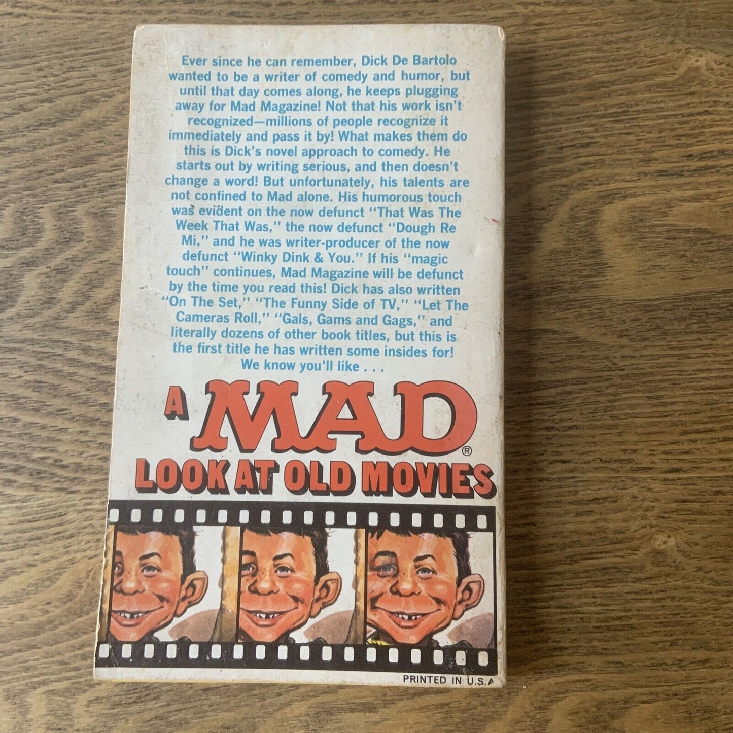 Comic MAD Look At Old Movies Don Edwing 1975 Pocket Warner Books PB Book