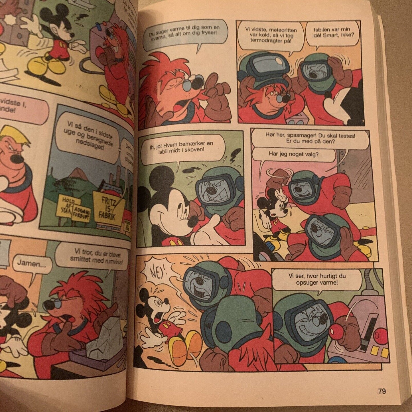 Walt Disney’s Danish Comic Jumbobog Nr. 272 Panik På Paradisæblevej Donald Duck