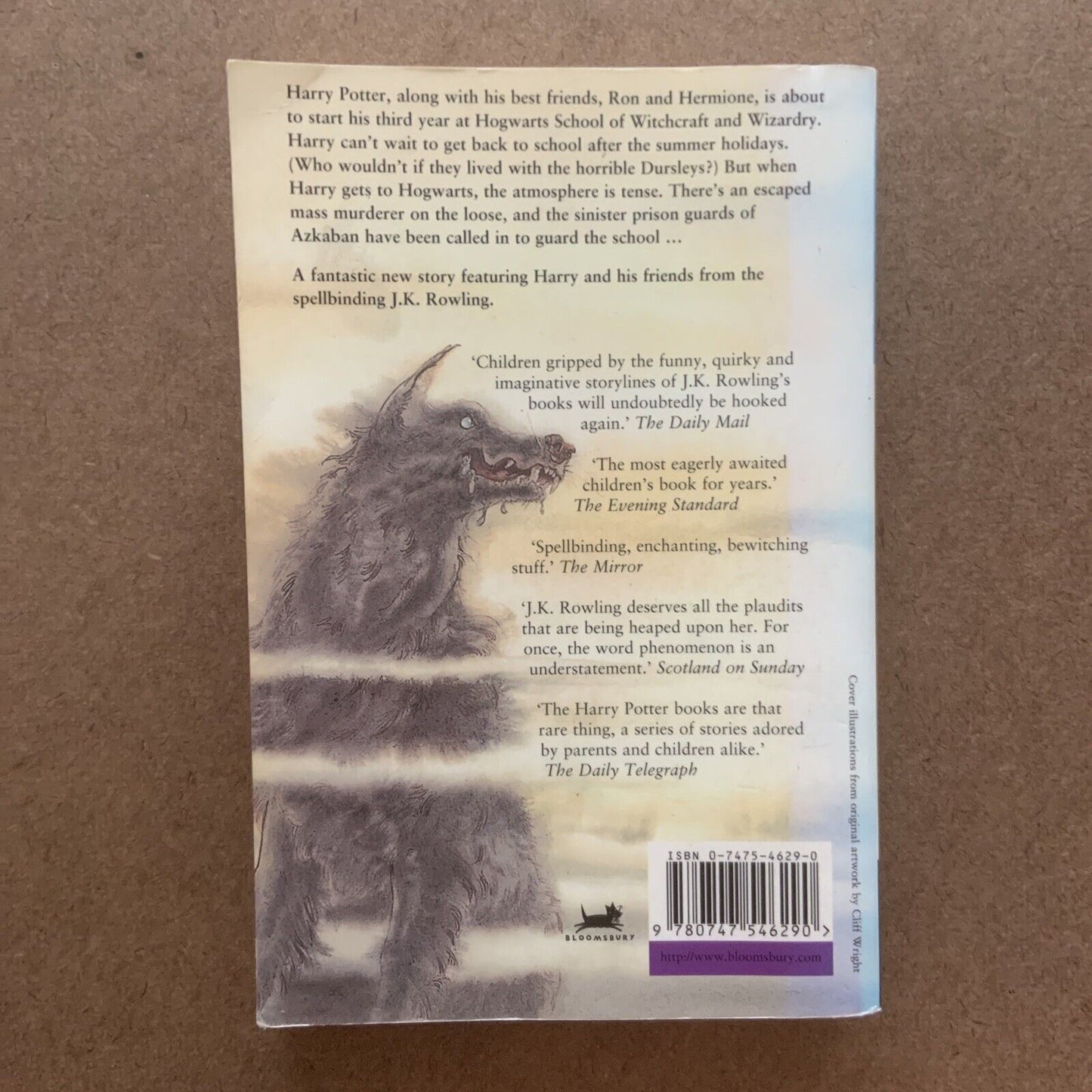 Harry Potter And The Prisoner Of Azkaban Paperback Book JK Rowling 1999 Fantasy