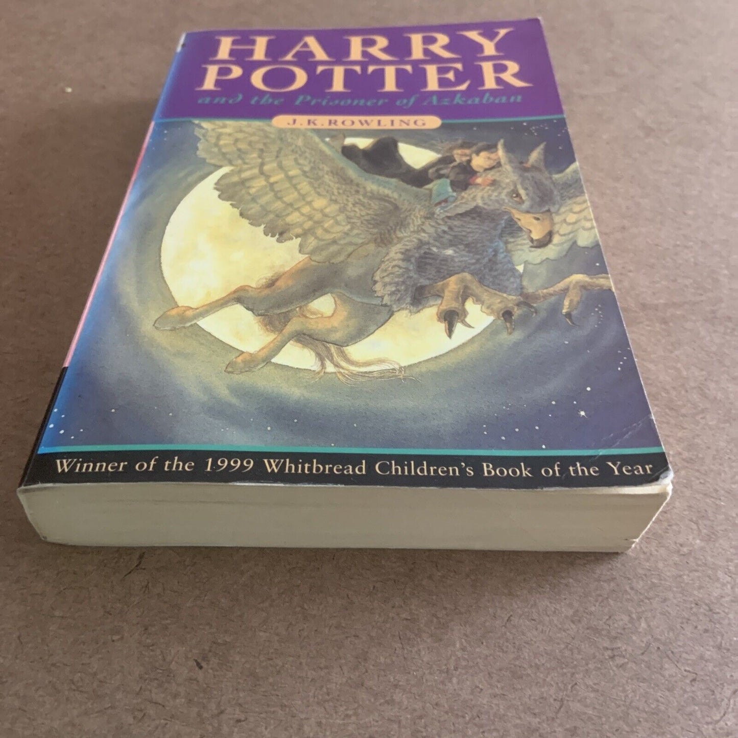 Harry Potter And The Prisoner Of Azkaban Paperback Book JK Rowling 1999 Fantasy