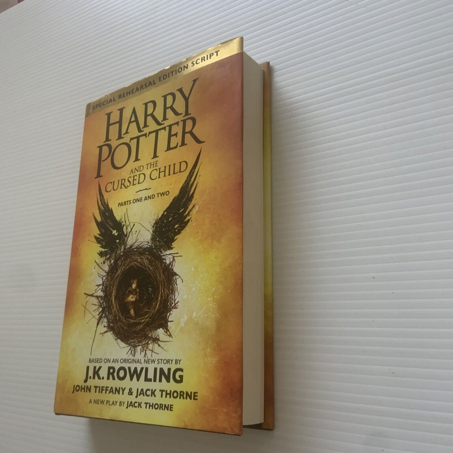 Harry Potter & The Cursed Child 2016 Special Rehearsal Edition Script HC DJ Book