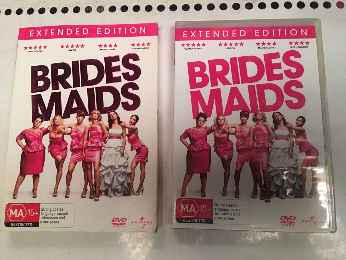 DVD Box Set BRIDES MAIDS Extended Edition MOVIE R4 w slip cover NEW