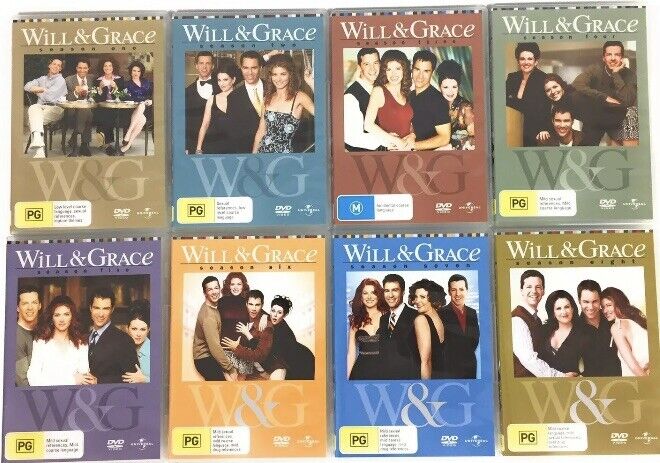 DVD Box Set WILL AND GRACE The Complete Collection 8 Seasons 2012 Comedy