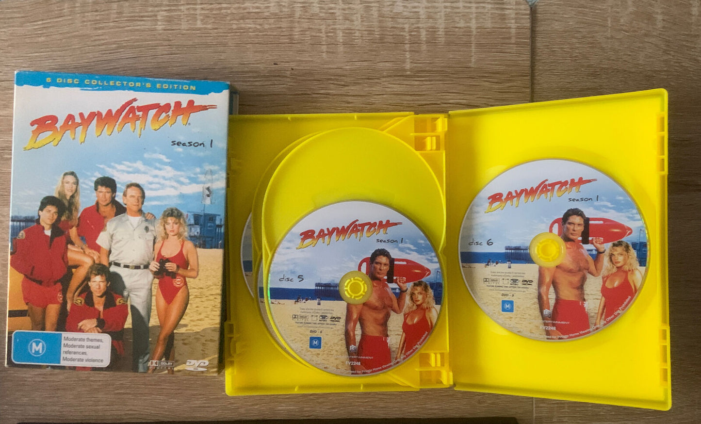 DVD BAYWATCH Complete Season 1 COLLECTOR'S EDITION 6 DISC TV Series NEW Box Set