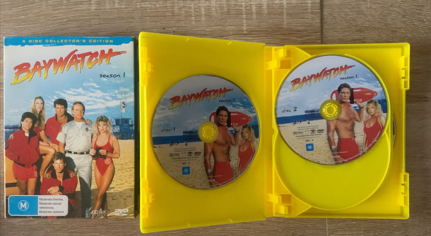 DVD BAYWATCH Complete Season 1 COLLECTOR'S EDITION 6 DISC TV Series NEW Box Set
