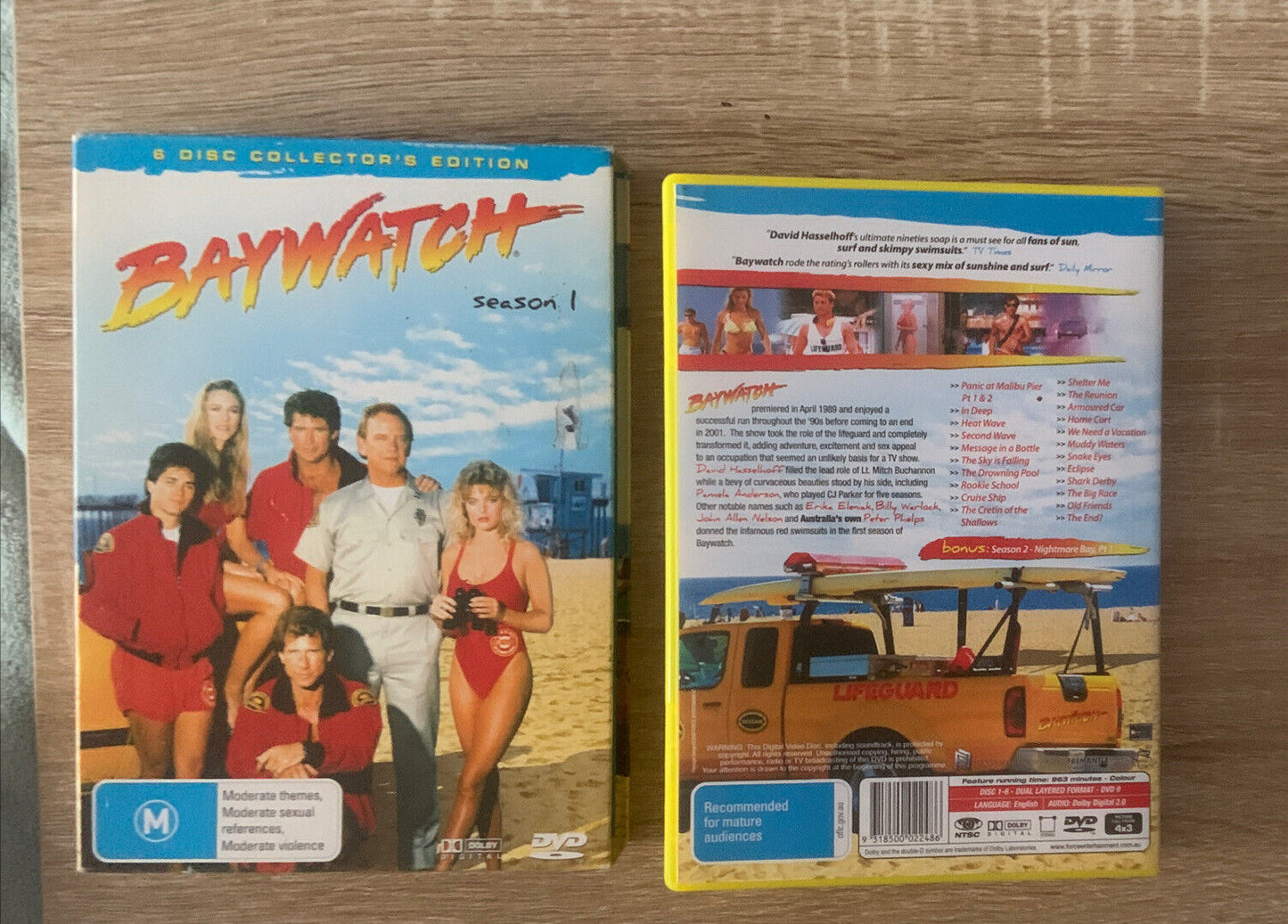DVD BAYWATCH Complete Season 1 COLLECTOR'S EDITION 6 DISC TV Series NEW Box Set