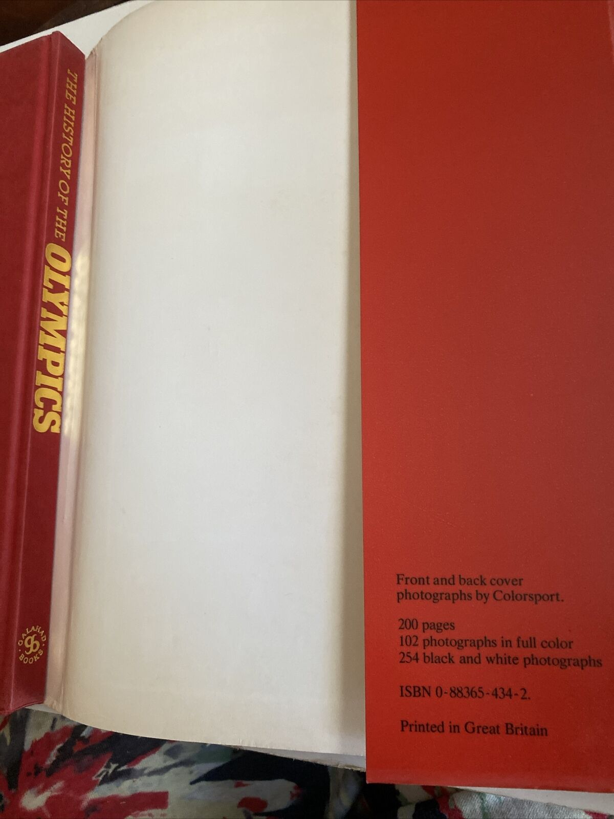 HC Book The HISTORY of the OLYMPICS Martin Tyler & Phil Soar Coffee Table Size