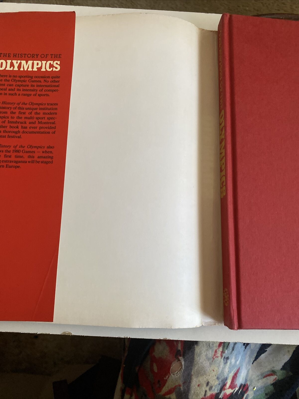 HC Book The HISTORY of the OLYMPICS Martin Tyler & Phil Soar Coffee Table Size