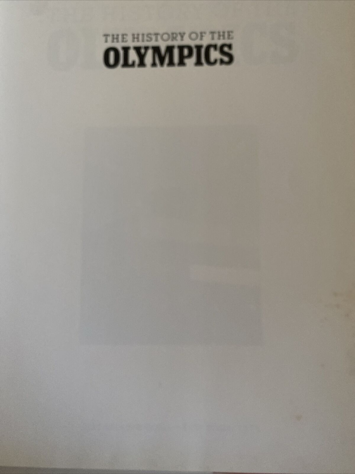 HC Book The HISTORY of the OLYMPICS Martin Tyler & Phil Soar Coffee Table Size