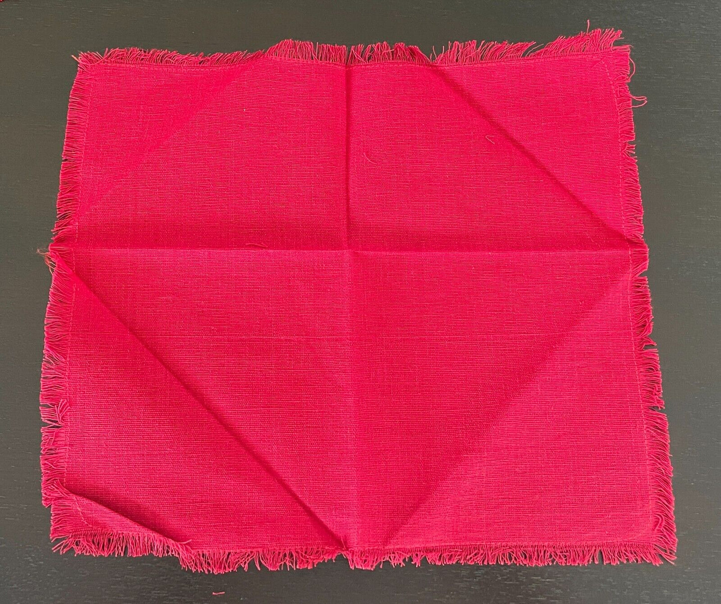 Prince of Siam 8 PLACEMAT & NAPKINS Set Red Orange Black Mandala Thai Cotton NEW