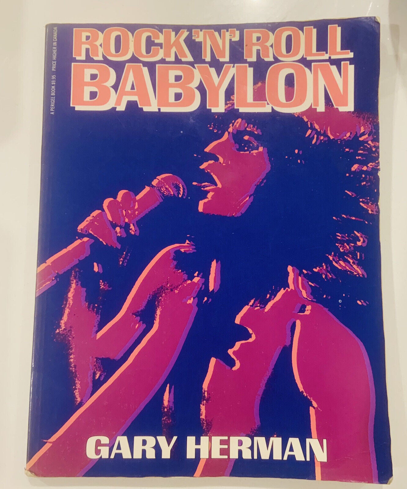 PB Book ROCK 'N' ROLL BABYLON Gary Herman Large 1982 1st Edition