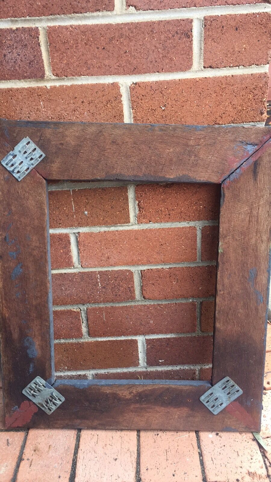 Rustic PICTURE FRAME Grey Painted Reclaimed Timber Paling suit MIRROR 50 x 59cm