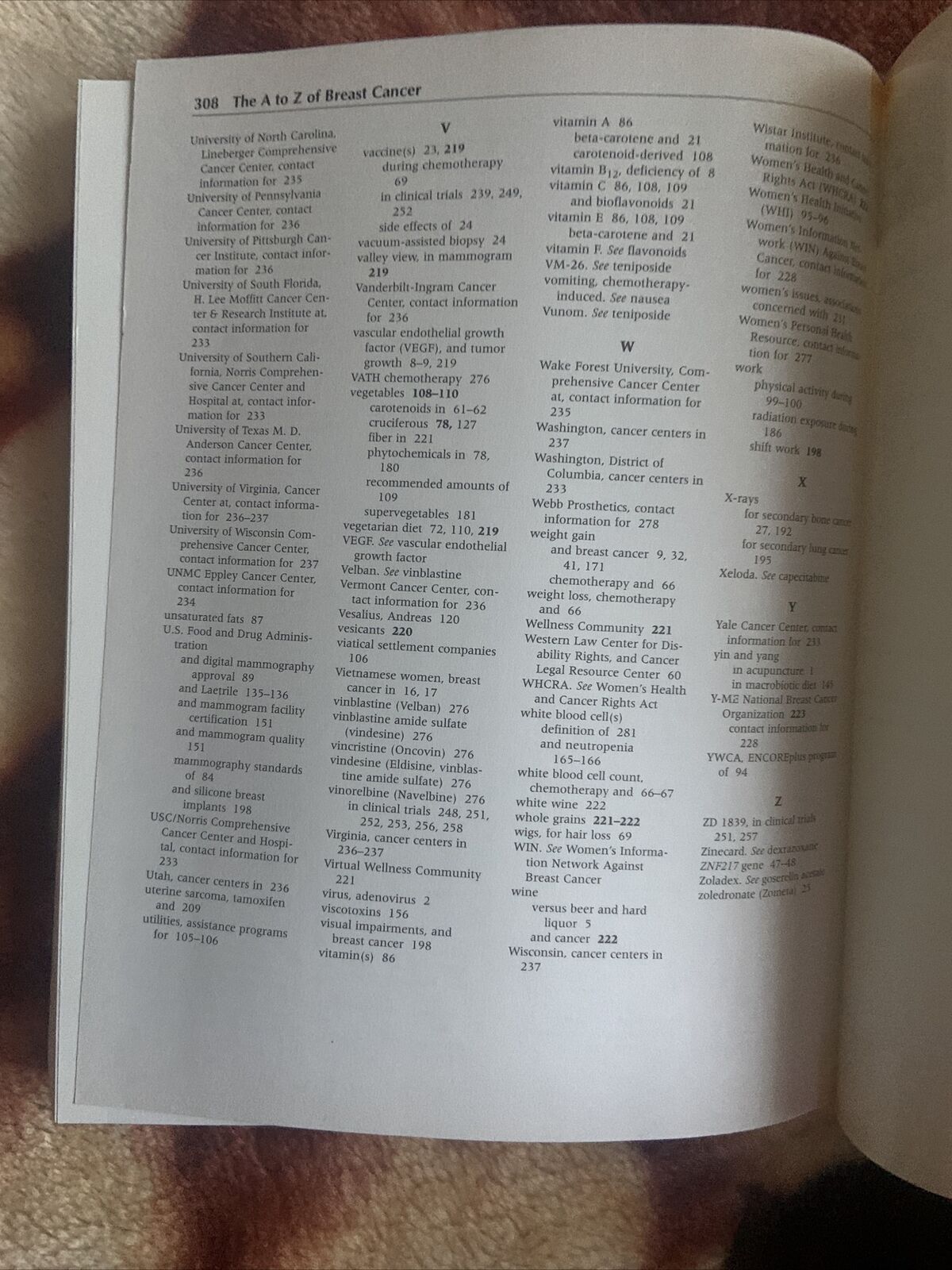 PB The A to Z of BREAST CANCER Concise Encyclopedia Turkington & Krag Reference