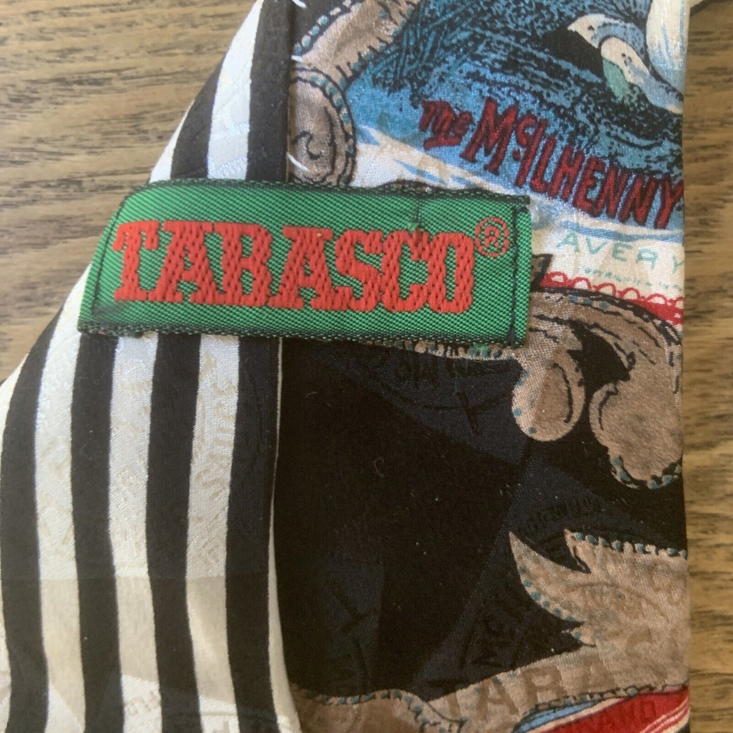 TABASCO Sauce NeckTie Brand Logo USA Unisex Silk Wide Neck Tie Baroque NEW