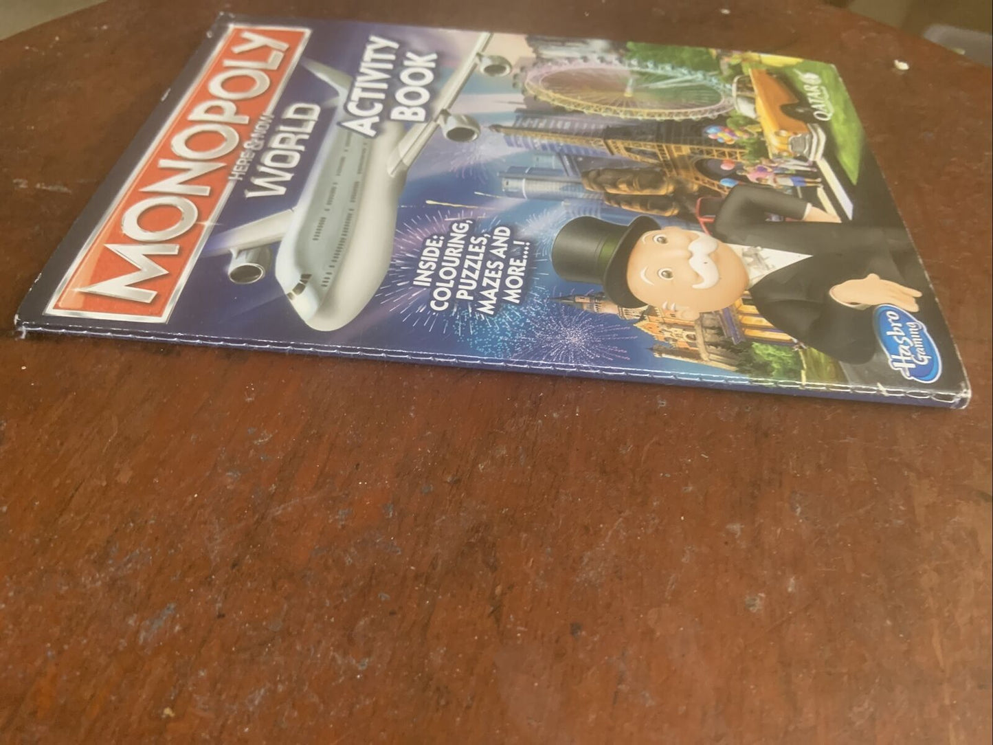 MONOPOLY World Activity Book QATAR Airways Hasbro Children’s Rare Collector PB