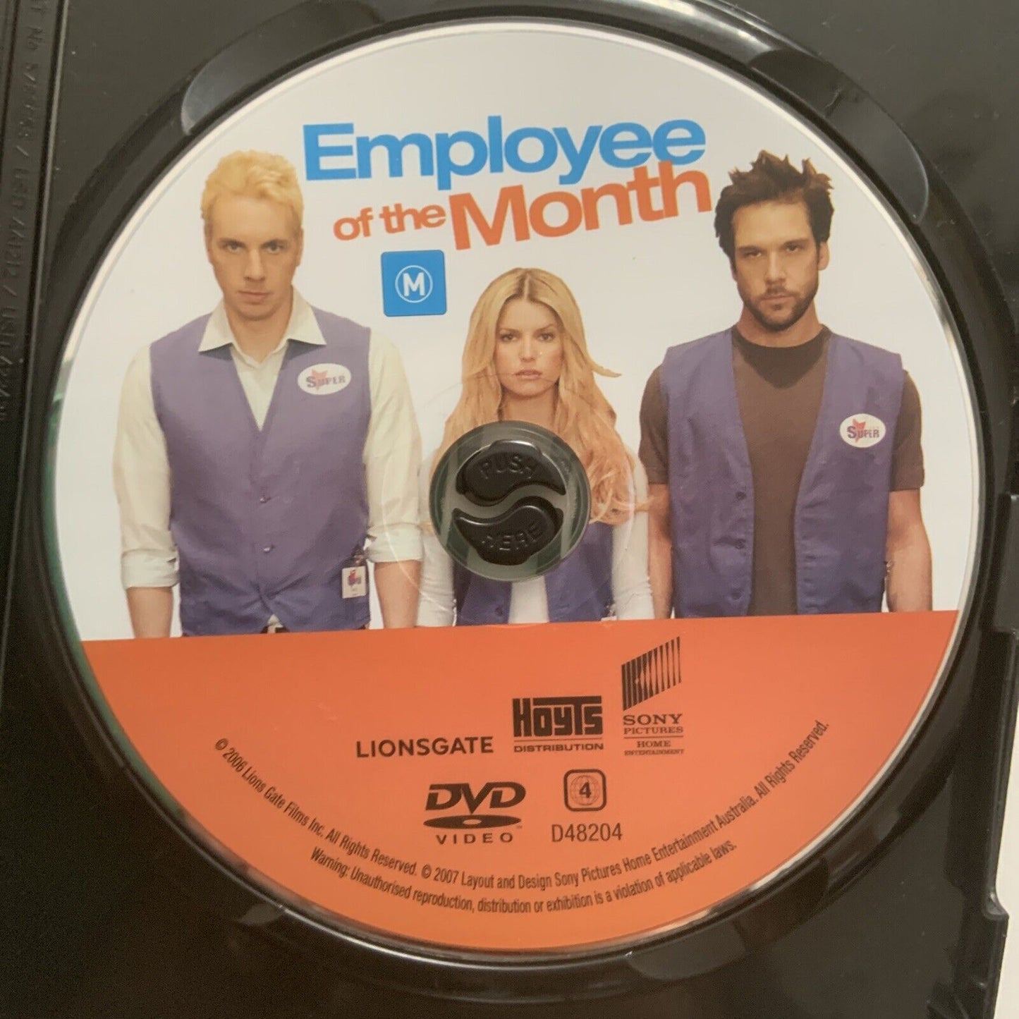 DVD Employee of the Month Film 2006 Comedy Dane Cook Jessica Simpson Dax Shepard