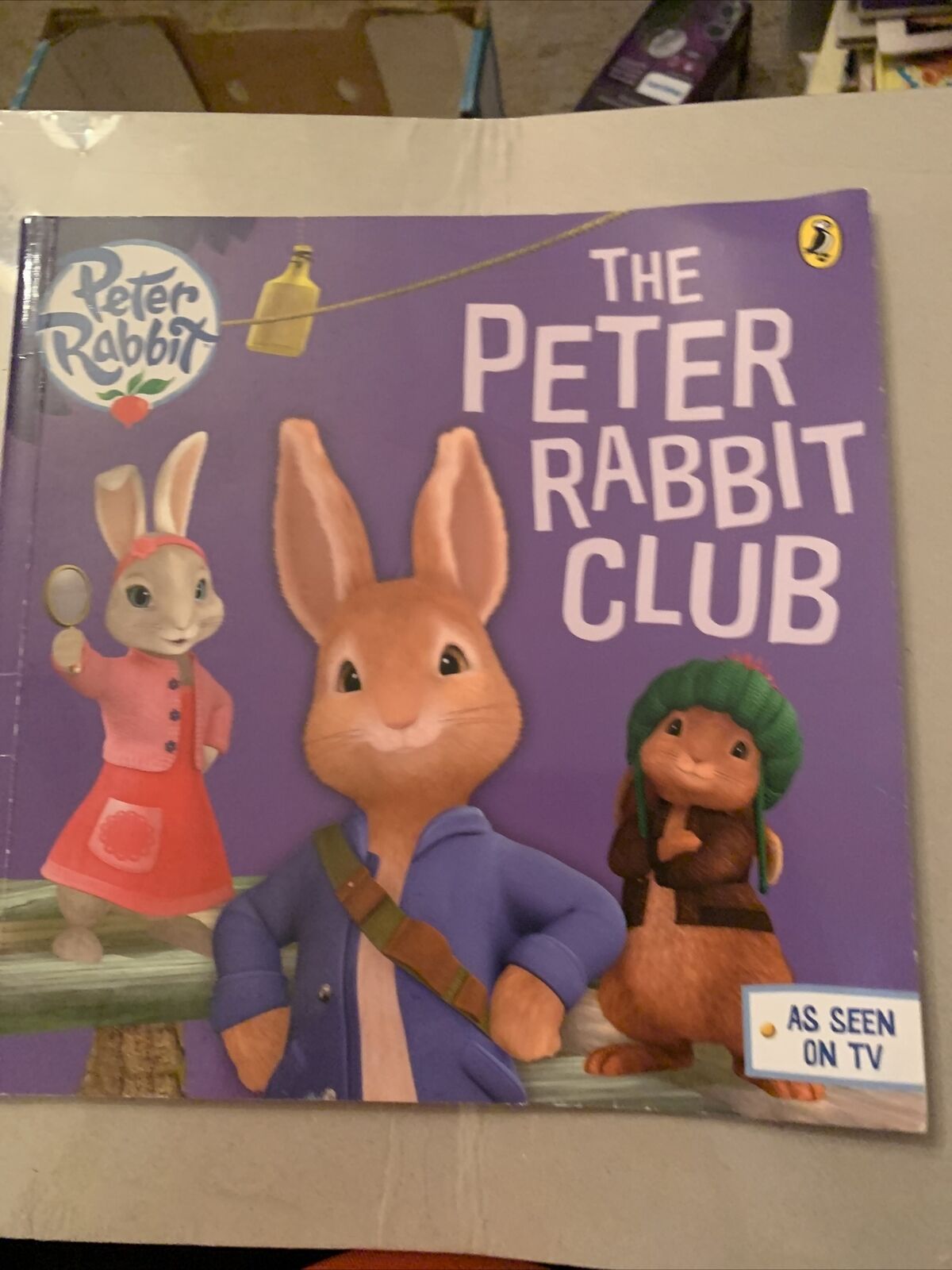 PB Book The PETER RABBIT Club As Seen On TV Puffin Books Award Certificate