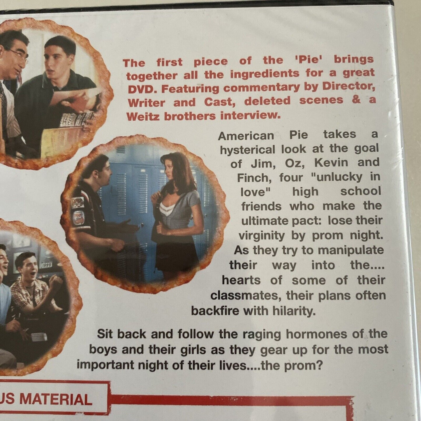 DVD American Pie 1999 R4 Cult Comedy Jason Biggs Chris Klein
