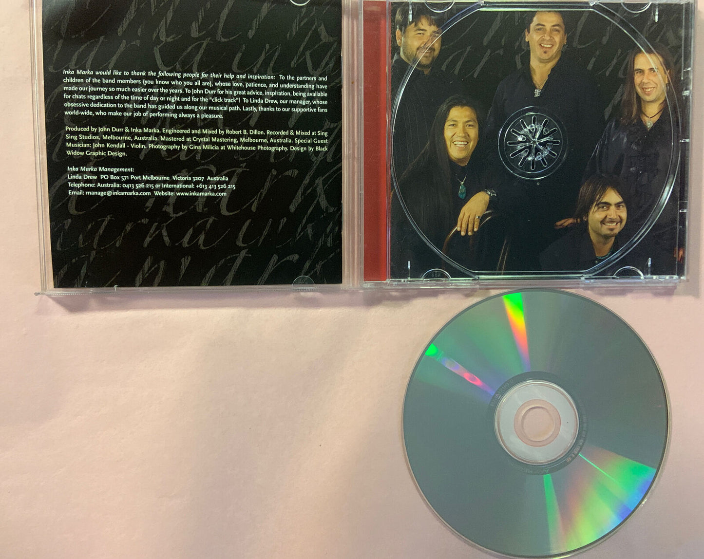 CD Inka Marka Sharma Music Australian Band Andes Music Bolivia Peru Equador