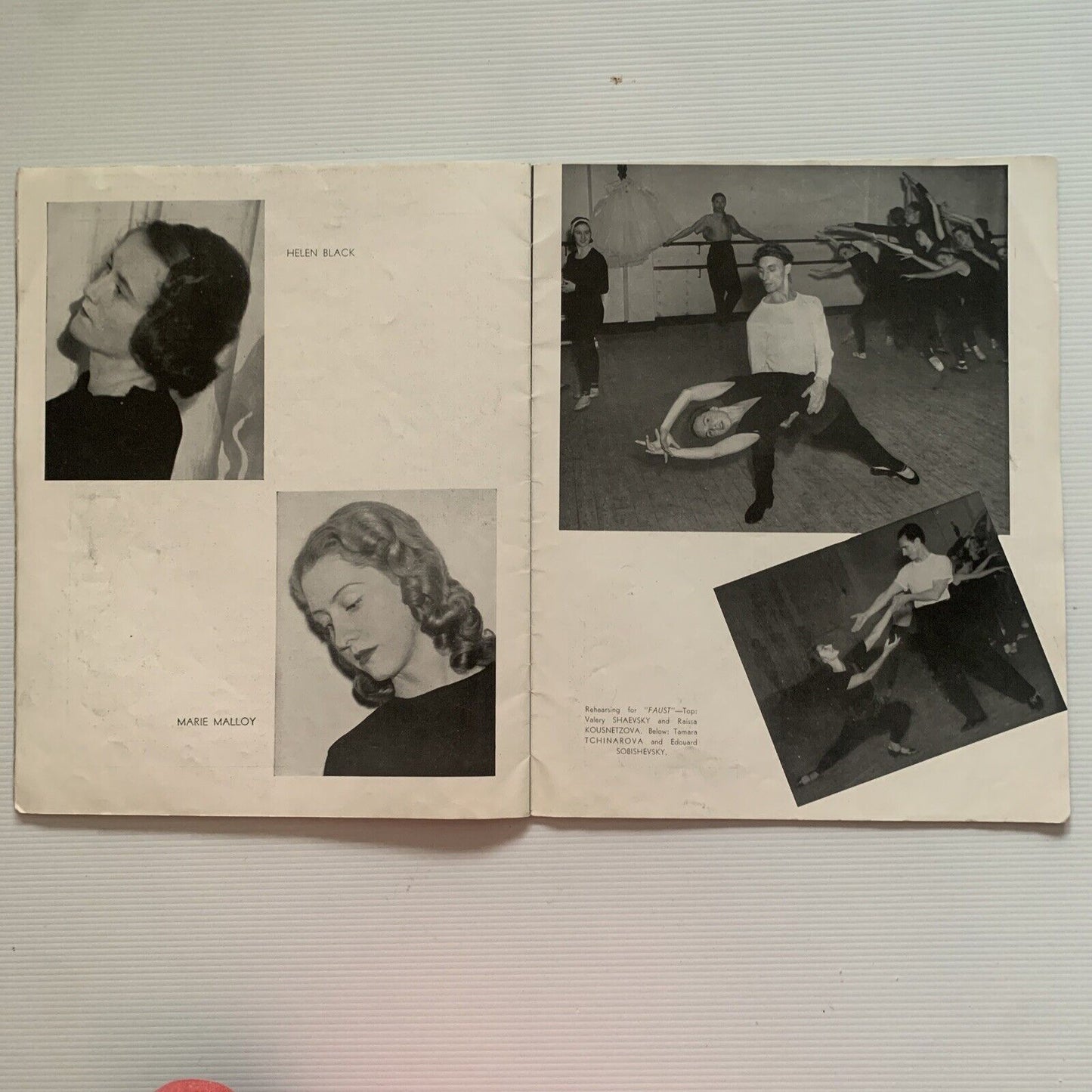 Original 1941 - 42 THE KIRSOVA BALLET Minerva Theatre PROGRAMME Whitehall Prodns