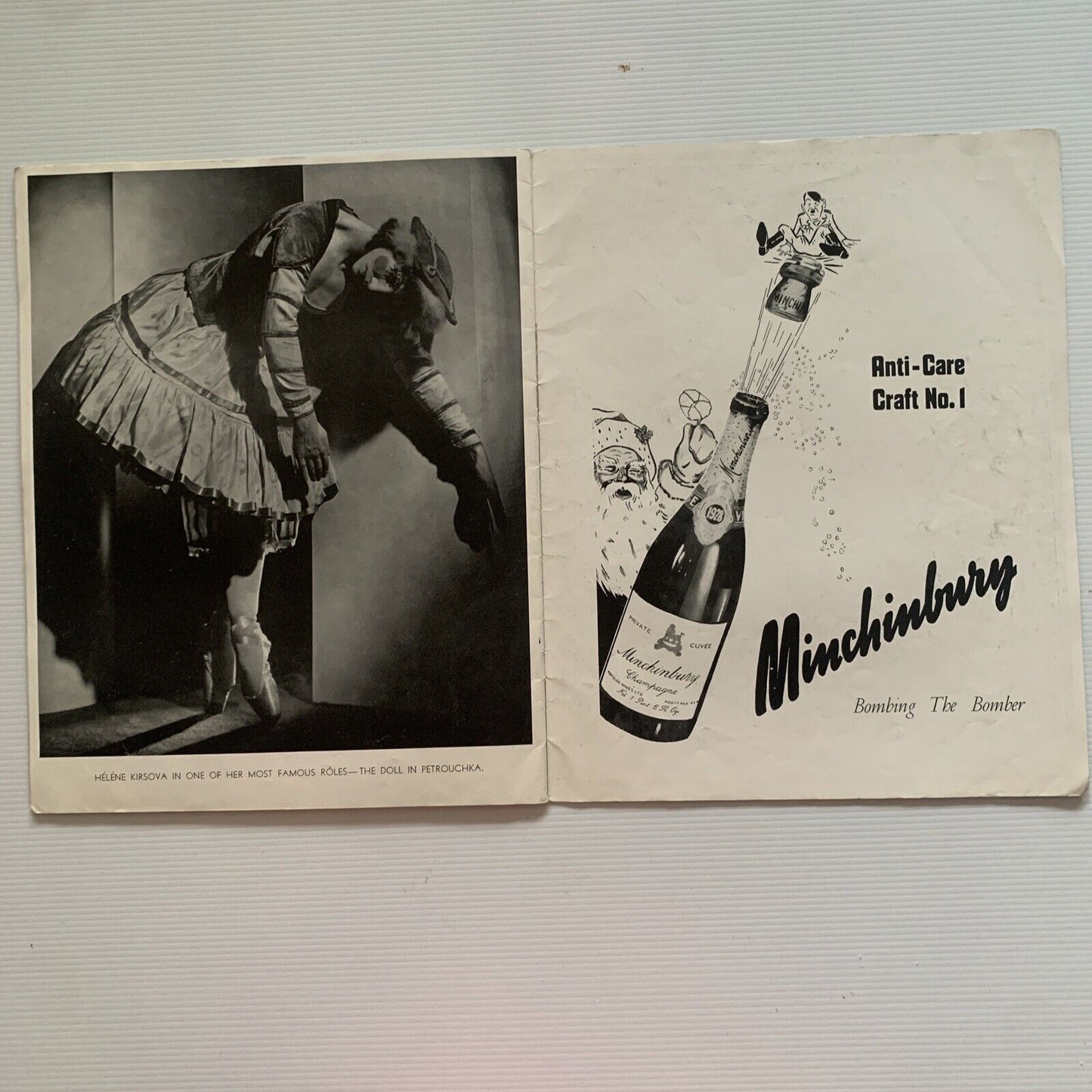 Original 1941 - 42 THE KIRSOVA BALLET Minerva Theatre PROGRAMME Whitehall Prodns