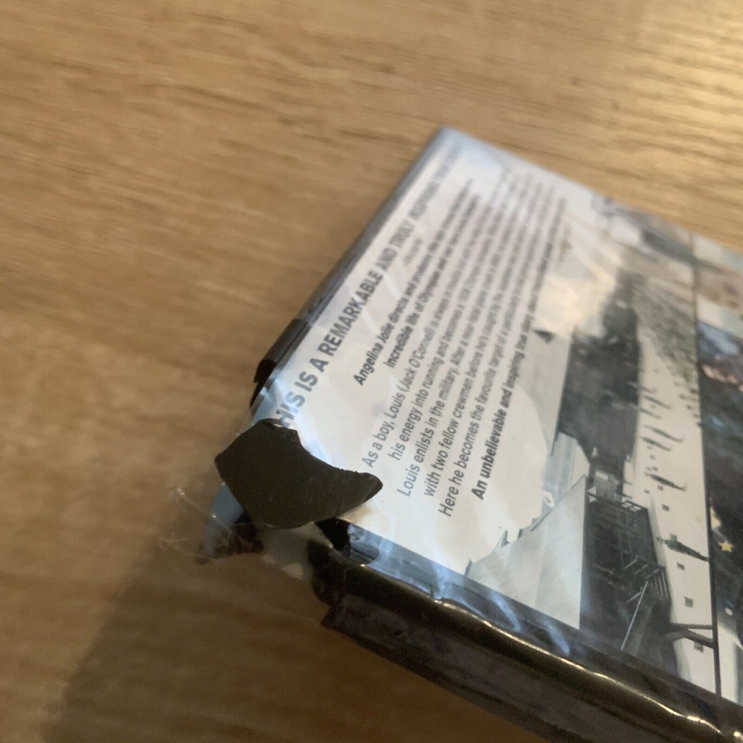 DVD UNBROKEN THE INCREDIBLE TRUE STORY defect to case see pics SEALED NEW