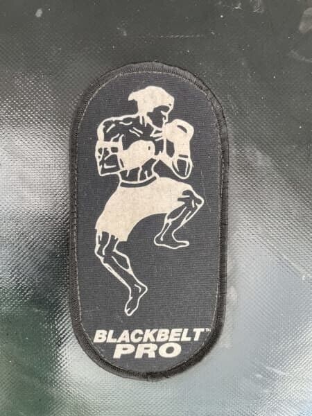 Blackbelt PRO PUNCH BAG Shield Boxing Black Round Pad Coaching Training Handheld
