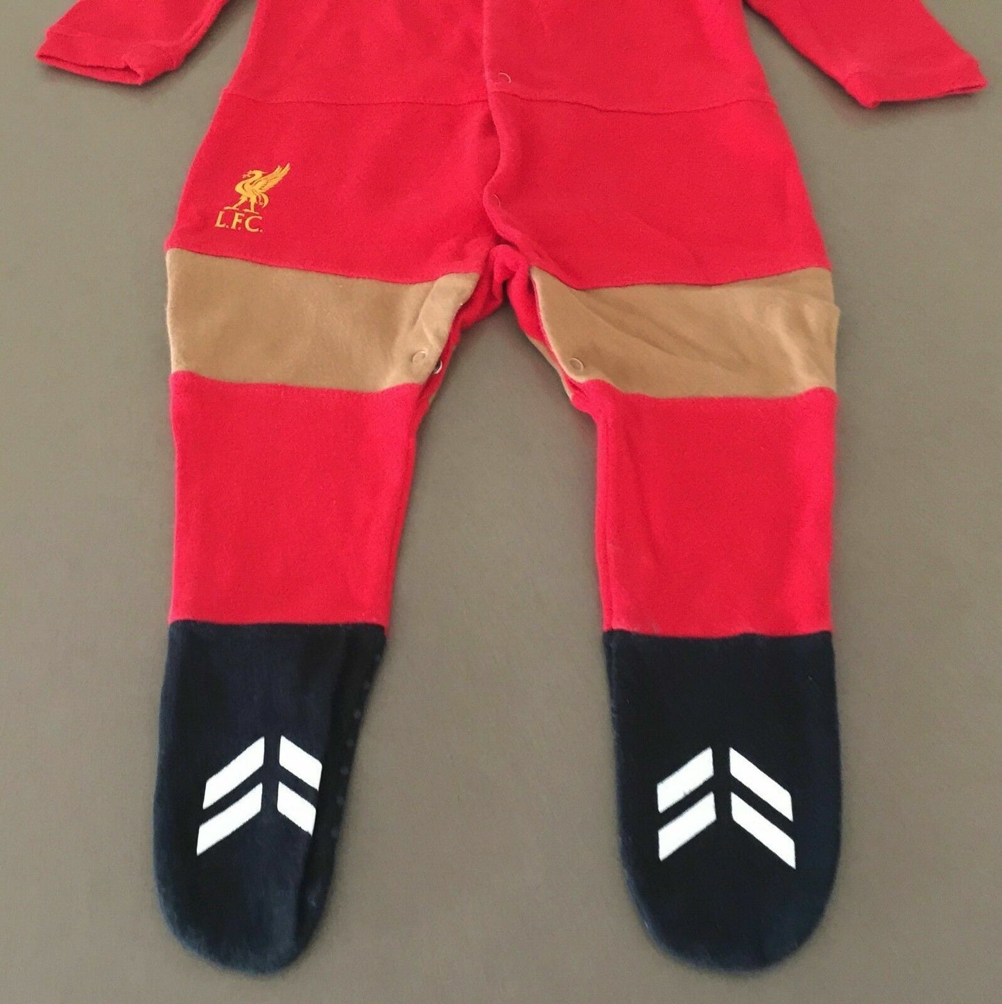 LIVERPOOL FC Fan Baby Romper 1 Year 12 18 Mths Red & Black Football Club NEW