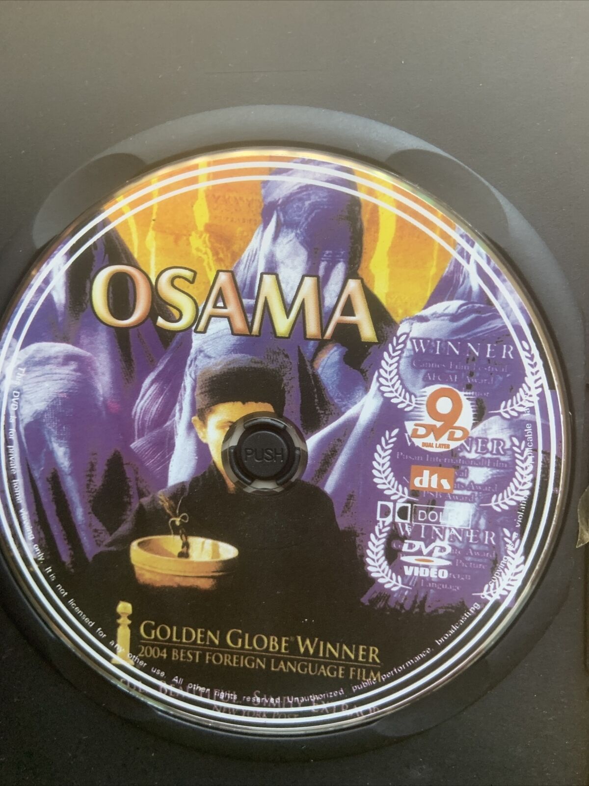 DVD OSAMA Siddiq Barmak ALL Regions Slimcase Golden Globe Winner 2004 RARE