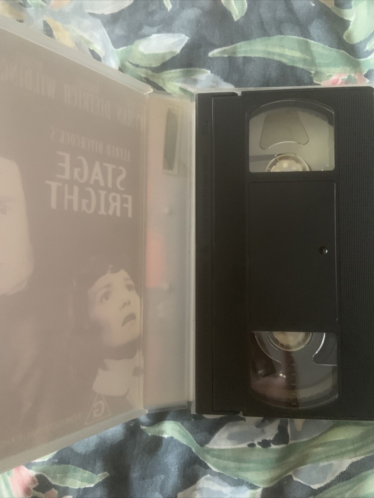 VHS Horror STAGE FRIGHT Alfred Hitchcock Marlene Dietrich Video Movie 1992 Cult