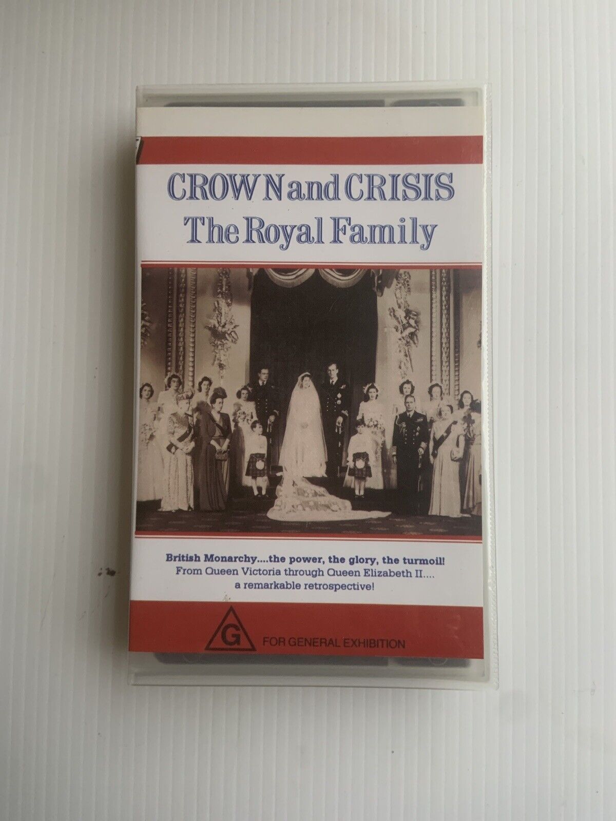 Rare VHS CROWN and CRISIS The Royal Family Queen Victoria to Elizabeth II Video