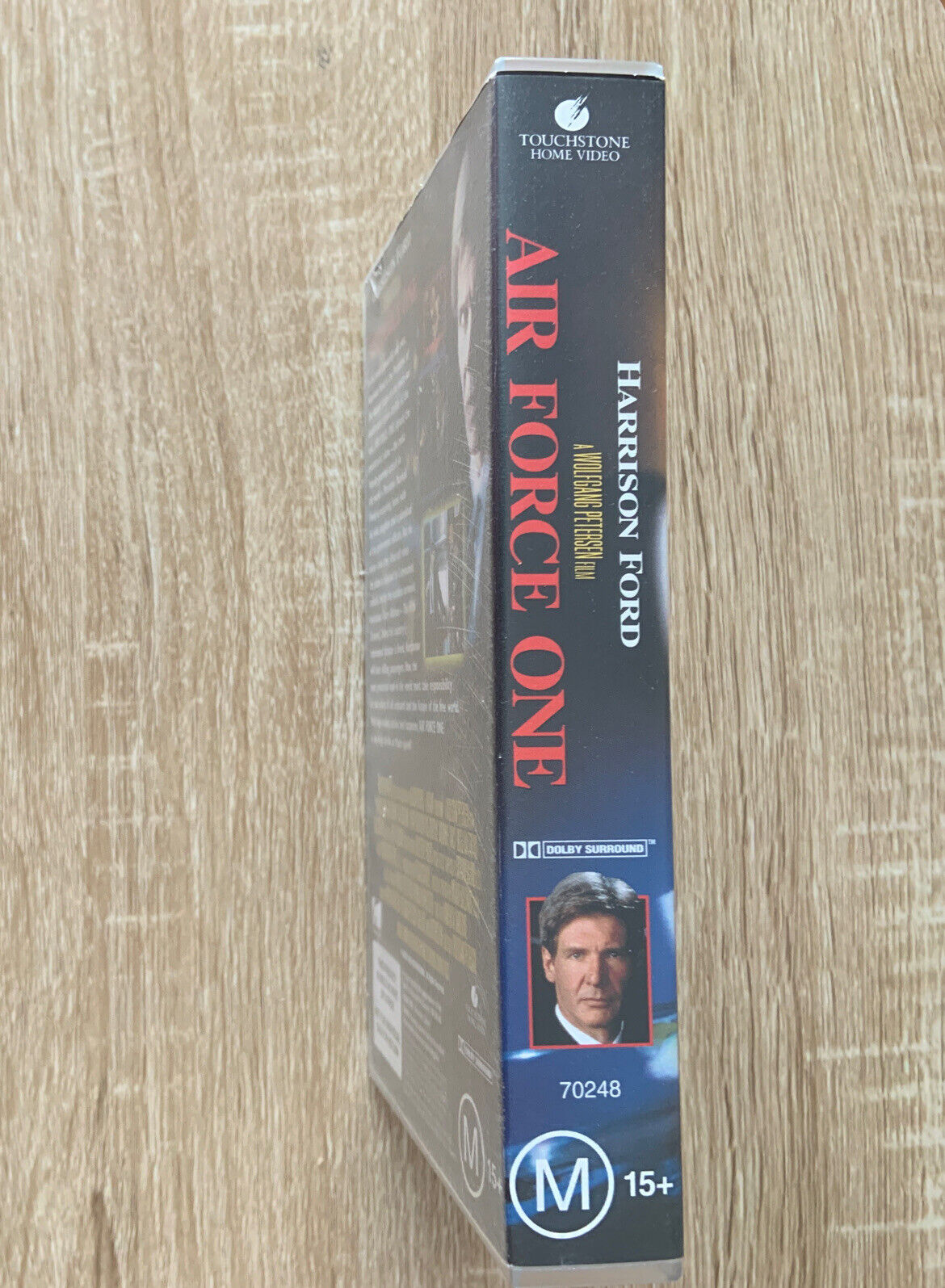 Rare VHS AIR FORCE ONE Action Drama Harrison Ford M15+ Hijack Drama Video Tape