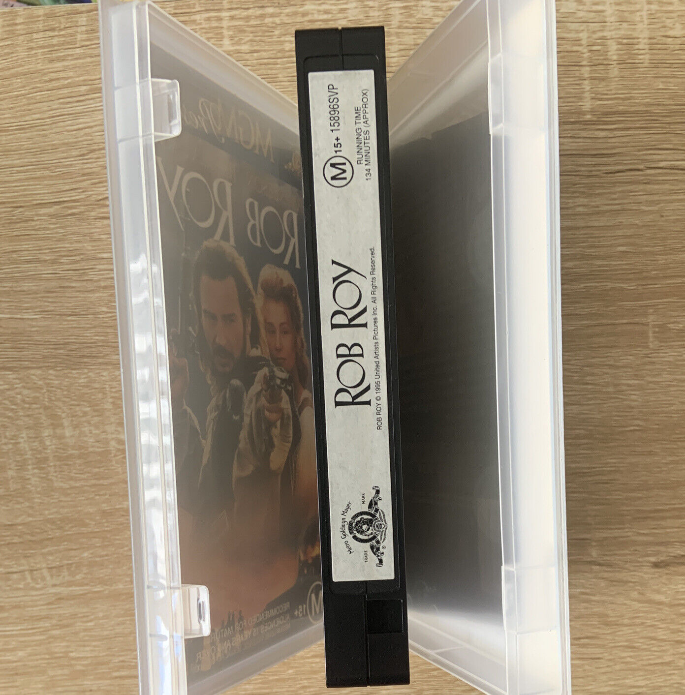 Rare VHS ROB ROY 1995 MGM UA Liam Neeson & Jessica Lange Historic Drama Video
