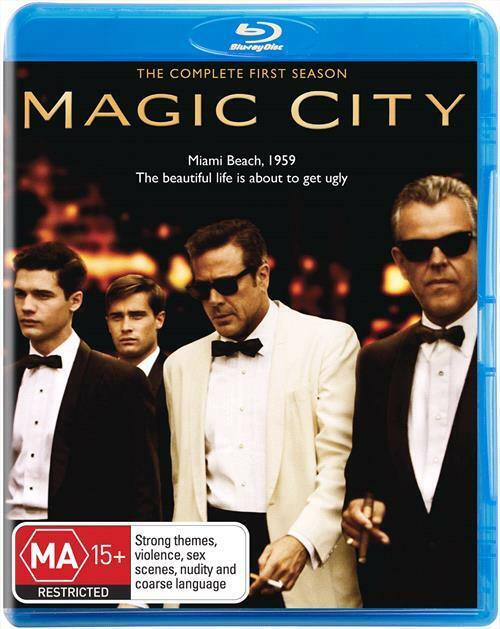 Blu-Ray DVD MAGIC CITY Season 1 2012 3 Disc Set + Bonus Features Sealed NEW